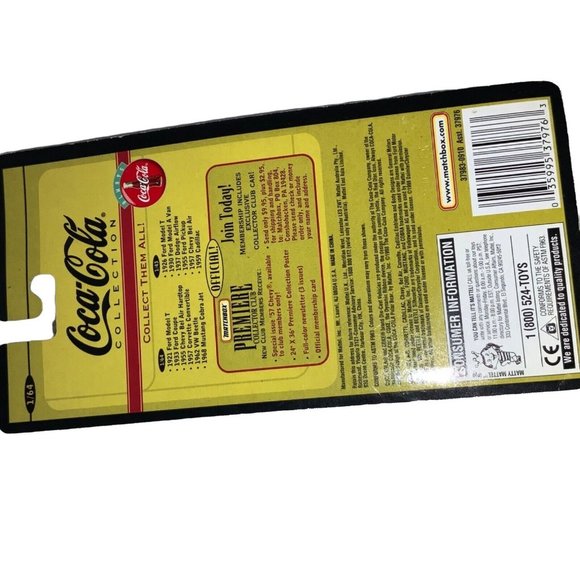 Matchbox - Coca Cola 1/64 - Diecast- 1921 Ford Model T- New in Package - Picture 3 of 12